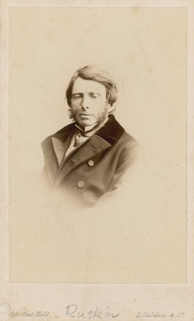 John Ruskin von English Photographer